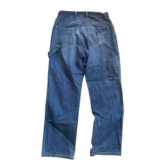 VTG Y2K 725 Originals Blue Carpenter Men's Jeans Size: 34 - Picture 9 of 9